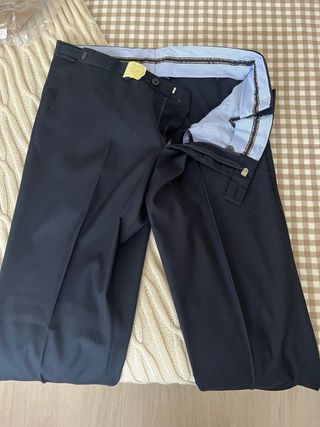 Traje de vestir azul marino hombre