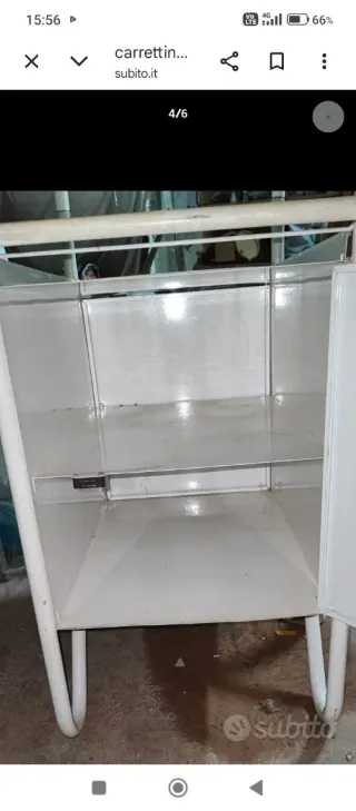 Carrettino in ferro per eventi smontabile