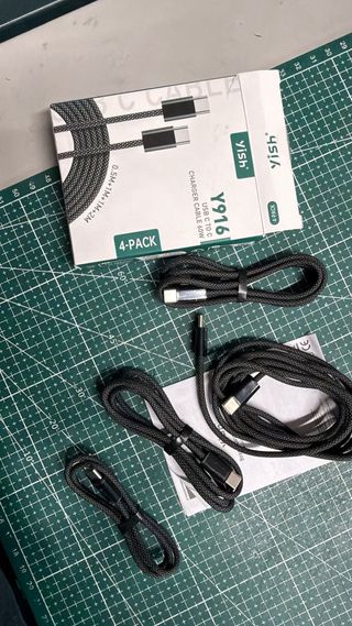 4 Cables USB C Carga Rápida