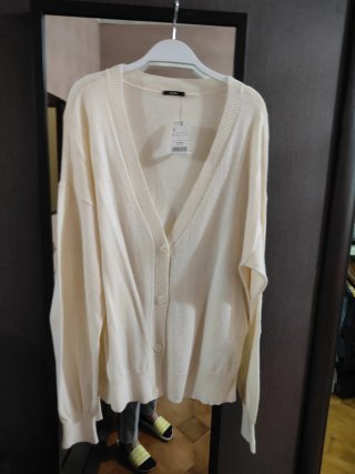 Cardigan donna Tezenis beige taglia S panna