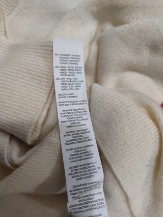 Cardigan donna Tezenis beige taglia S panna