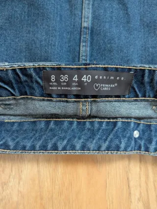 Falda vaquera Primark Talla S/36