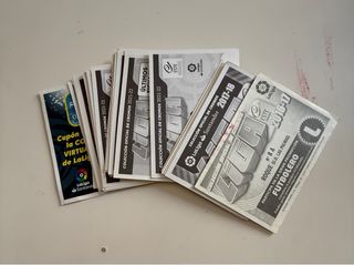 Lote 88 Cromos Liga Este 95-96 y varias temporadas