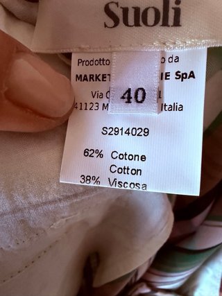 Pantaloni palazzo quadri cotone