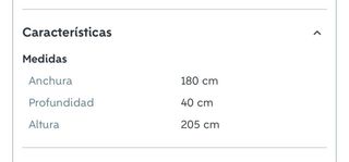 Armario modular con cortinas y estantes