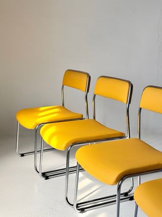 Silla bauhaus Biplax vintage 1970