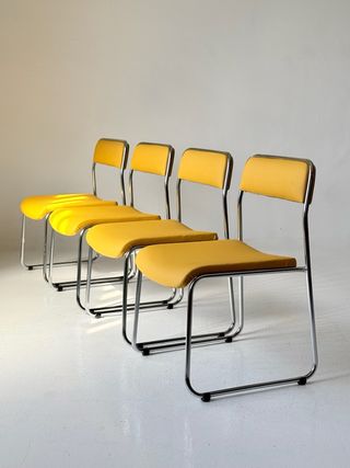 Silla bauhaus Biplax vintage 1970