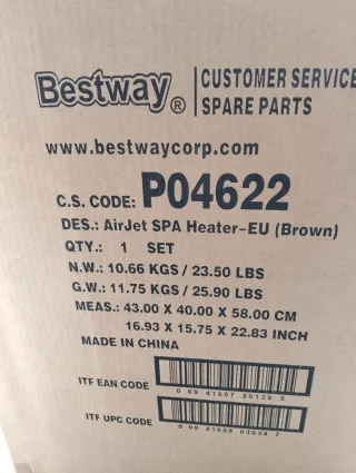 Bomba de repuesto Bestway AirJet para Lay z spa