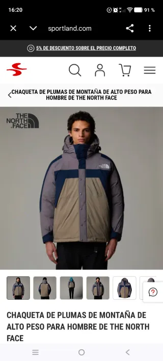 The North Face( plumas,chaqueta, parka)