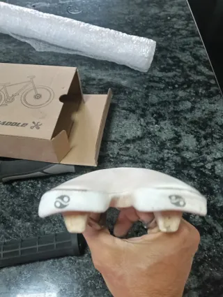 Sillín bici anti prostático