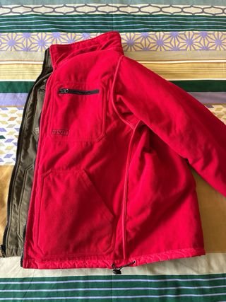 Chaqueta Hart Reversible Verde y Roja