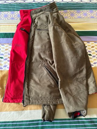 Chaqueta Hart Reversible Verde y Roja