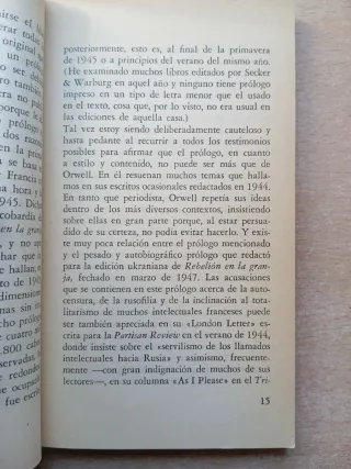 Homenajes a Cataluña / Rebelión en la granja.