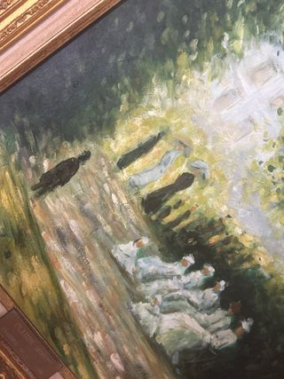 Cuadro Parisinos en el Parque Claude Monet