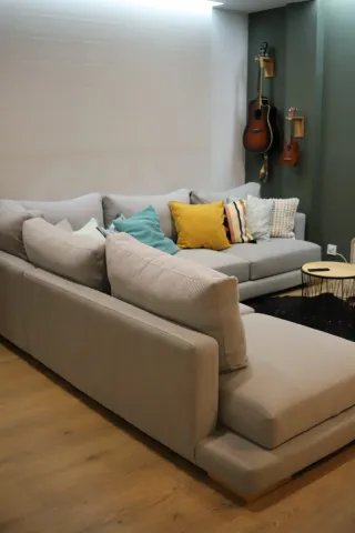Sofá Rinconera Banak Luxor Beige/Gris