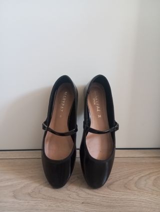 Bailarinas charol negro T38