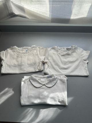 Body bebé manga corta blanco ancla