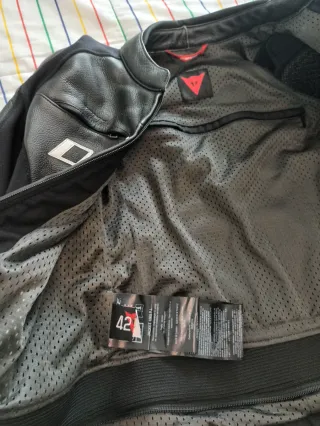 Chaqueta Cuero Moto Mujer Dainese Race 3