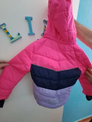Conjunto Nieve Niña Morado 128 cms