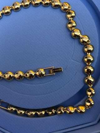 Collar Swarovski Dorado Nuevo