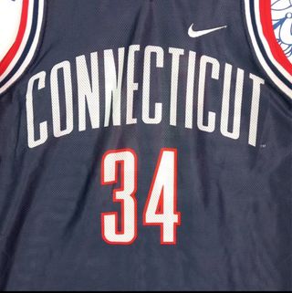 Canotta Nike Connecticut #34 Vintage