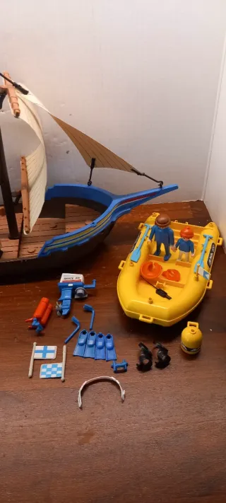 Playmobil lotto barche e accessori