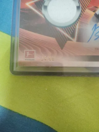 Cromo Topps Victor Boniface Autografiado numerado