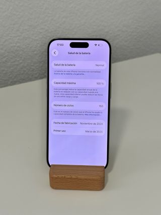 iPhone 15 Pro 256GB Blanco - Batería 100% Garantia