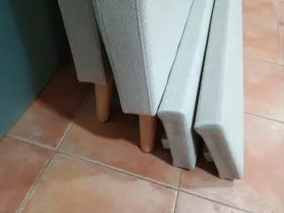 Estructura cama tapizada 135cm