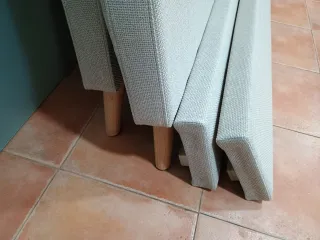 Estructura cama tapizada 135cm