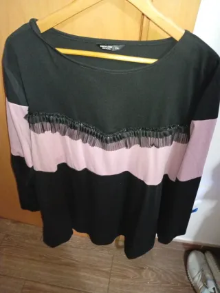 SHEIN CURVE Talla Grande Negra y Rosa