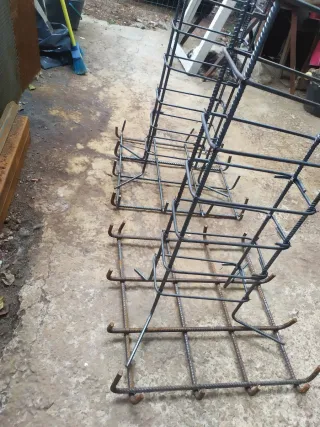 Hierros armados vigas zapatas pilares