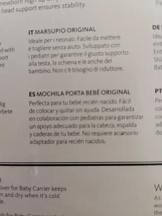 BabyBjörn Mochila Portabebés Original Negra