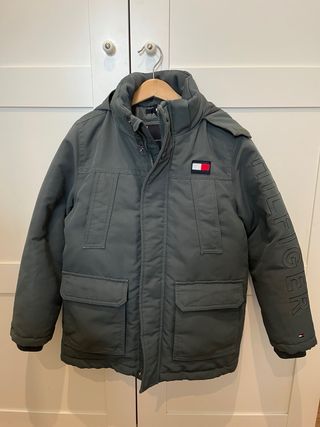 Abrigo Tommy Hilfiger Niño Verde Talla 128 cms