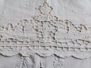 2 Tendine bianche con pizzo