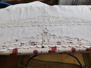 2 Tendine bianche con pizzo