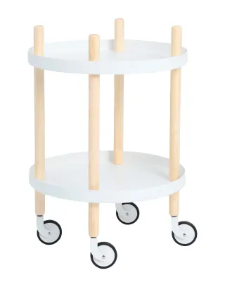 Mesa Carrito de almacenamiento de madera
