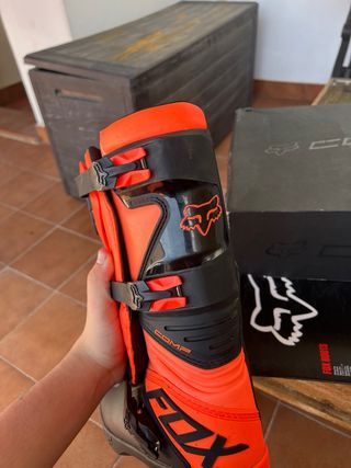 Botas Fox Youth Comp Naranjas Nuevas