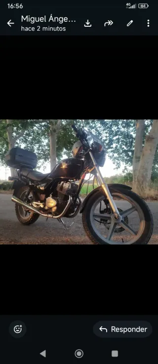 Honda 250cc Naked Negra