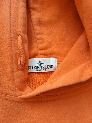 Felpa Stone Island Junior con cappuccio