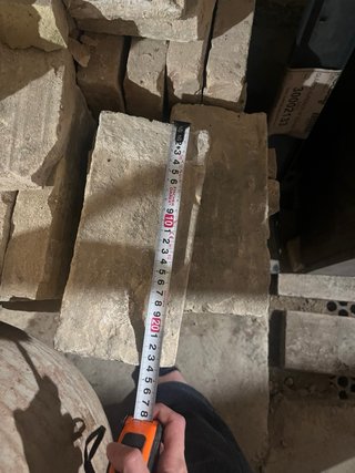 Ladrillos macizos antiguos Diferentes medidas