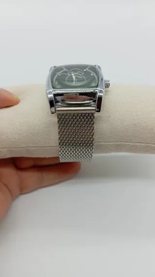Orologio automatico con cinturino in maglia