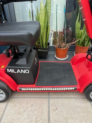 Scooter movilidad reducida Eléctrico Milano Rojo