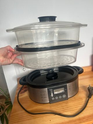 Vaporera Eléctrica con 2 Niveles