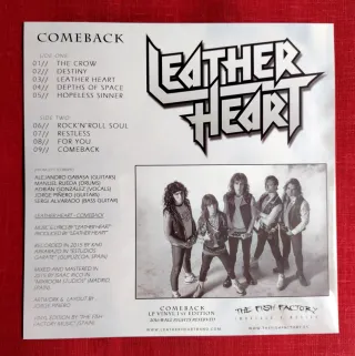 Leather Heart - Comeback Vinilo LP