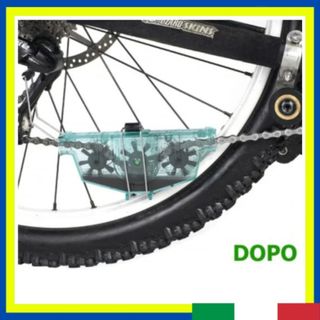 Lavacatena Bici con Detergente e Lubrificante