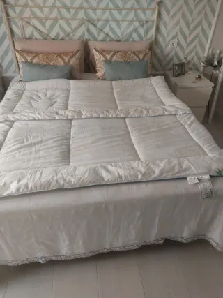 Edredón y funda nórdica Aloe Vera, para cama de 90