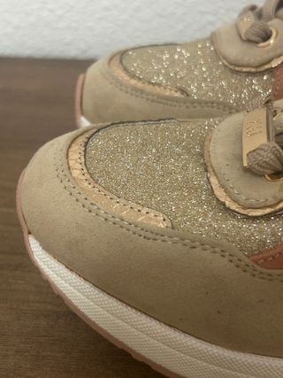 Zapatillas XTI Talla 37 Beige y Rosa