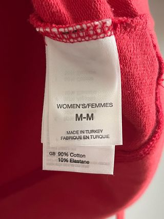 Felpa The North Face rossa con stampa