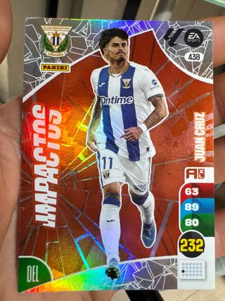 Carta Futbolista Juan Cruz Leganés Panini